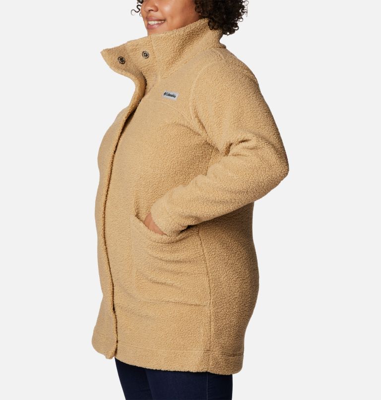 Women's Panorama Long Jacket - Plus Size, Color: Beach, image 3