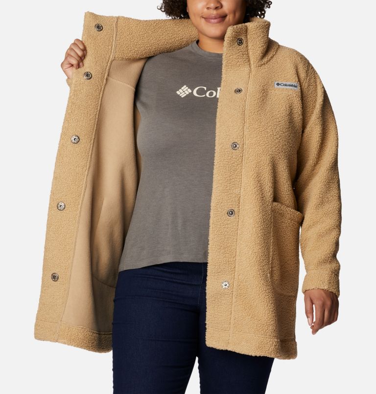 Women's Panorama Long Jacket - Plus Size, Color: Beach, image 5