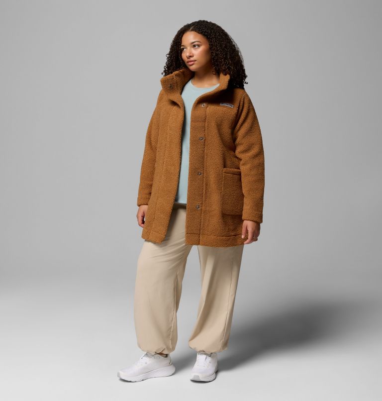 Manteau long Panorama Femme - Grandes tailles, Color: Camel Brown, image 2