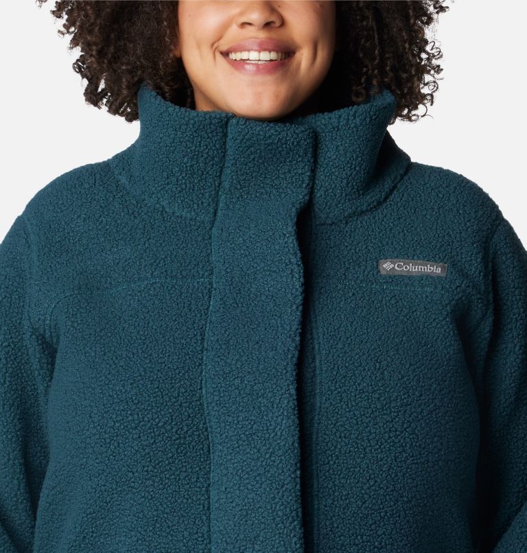 Women's Panorama Long Jacket - Plus Size, Color: Night Wave, image 4