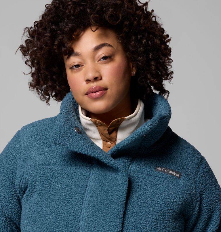 Women's Panorama Long Jacket - Plus Size, Color: Everblue, image 6