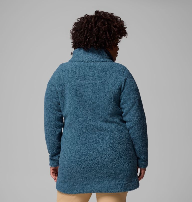 Women's Panorama Long Jacket - Plus Size, Color: Everblue, image 3