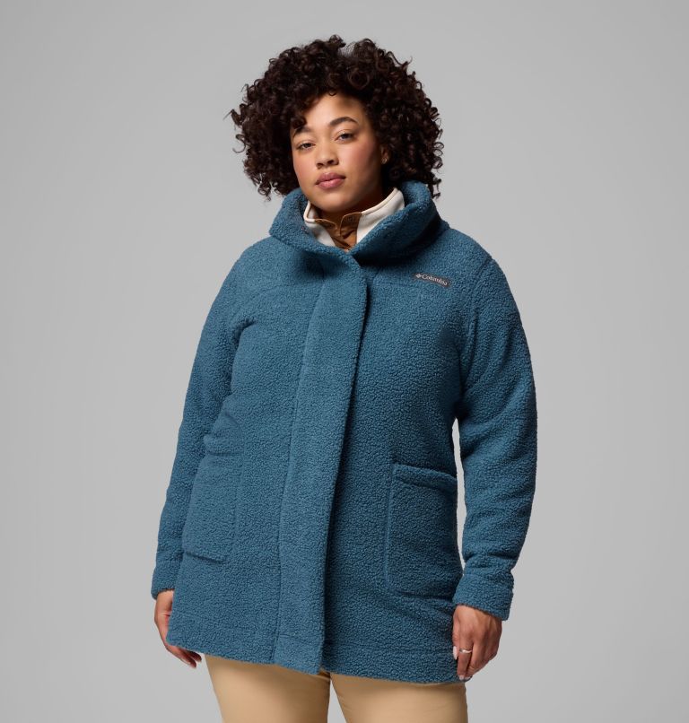 Women's Panorama Long Jacket - Plus Size, Color: Everblue, image 1