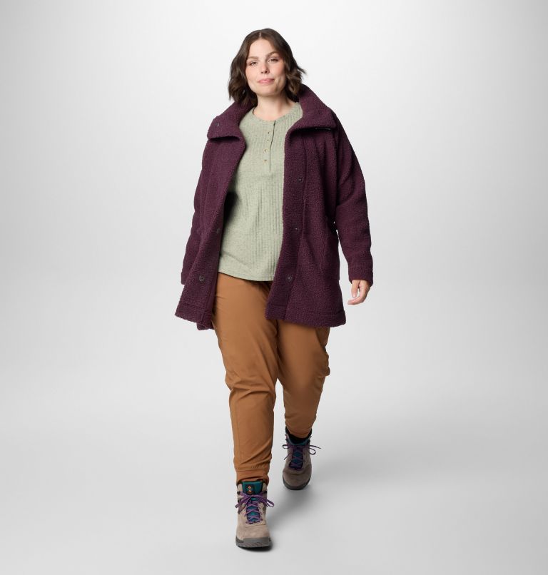 Women's Panorama Long Jacket - Plus Size, Color: Moonvista, image 3