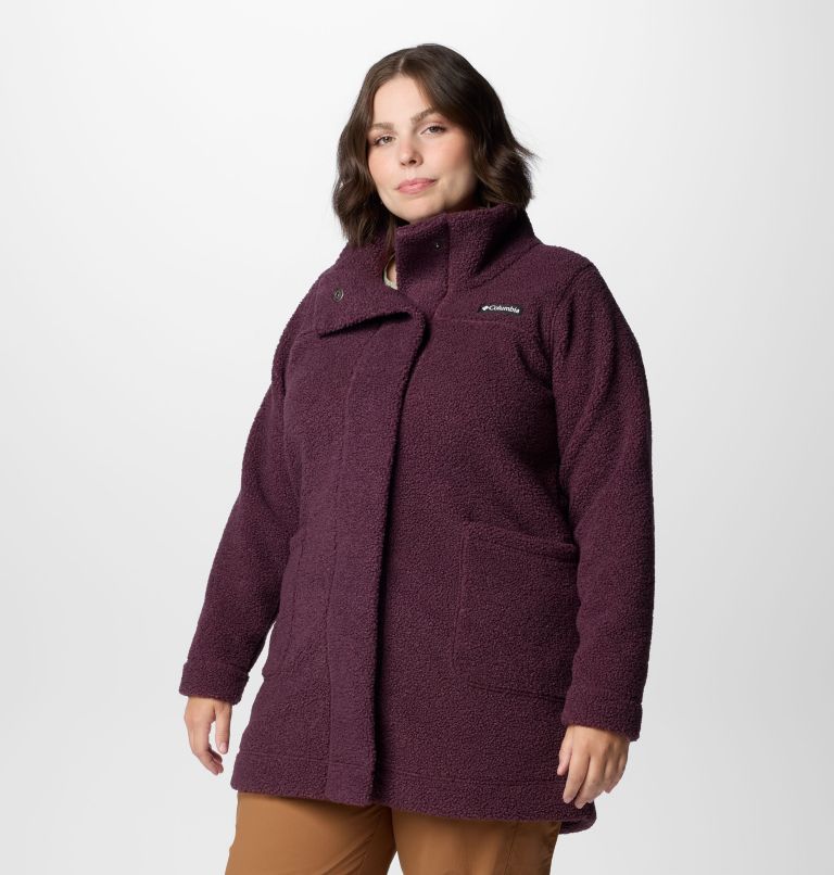 Women's Panorama Long Jacket - Plus Size, Color: Moonvista, image 4