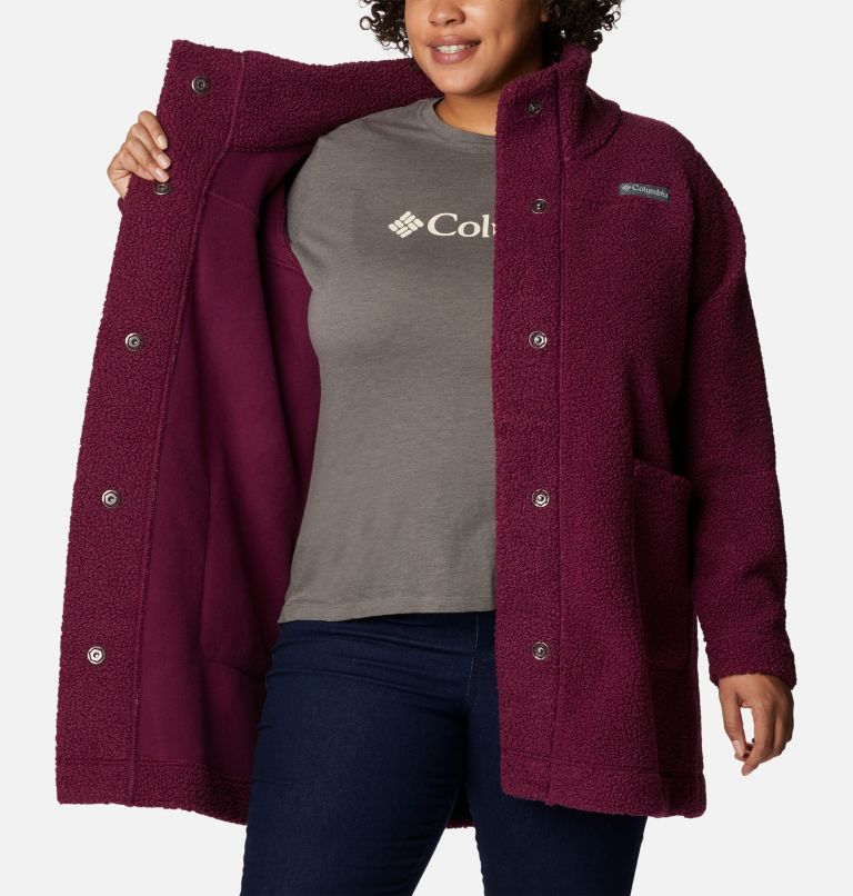 Veste polaire à boutons-pression Panorama™ Femme – Grande taille