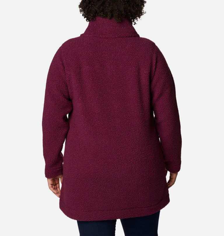 Women's Panorama Long Jacket - Plus Size, Color: Marionberry, image 2