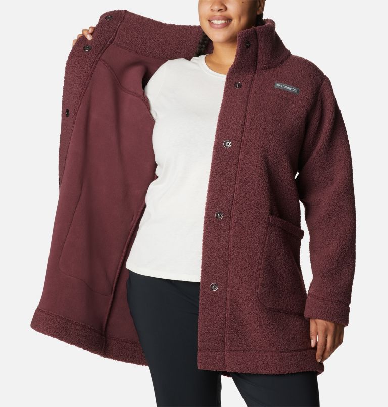 Manteau long Panorama Femme - Grandes tailles, Color: Malbec, image 5
