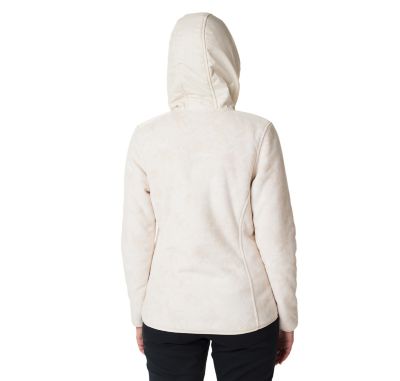 Chaqueta polar estampada con cremallera Winter Pass para mujer Winter Pass&trade; Print Fleece Full Zip | 010 | L, Chalk Clouds Camo Print, Chalk, back