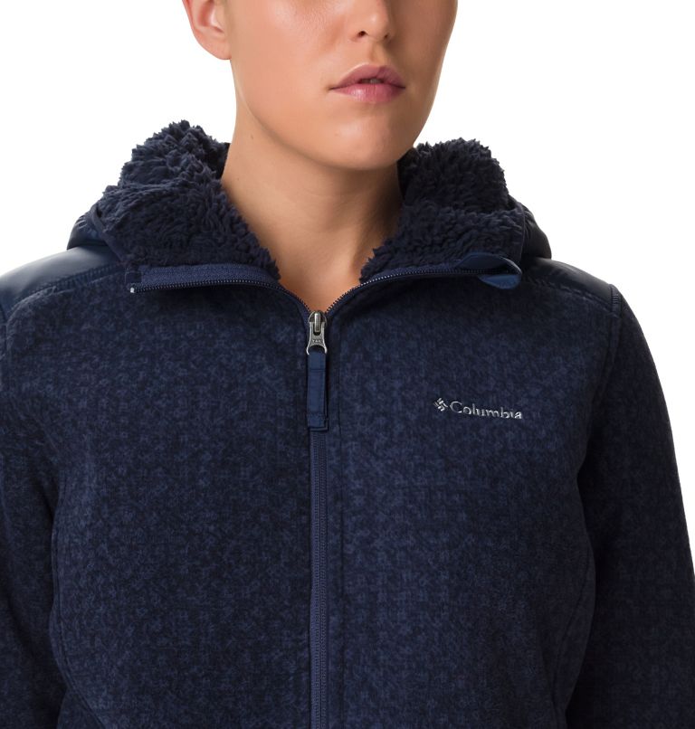 Winter Pass Print Fleece Full | 472 | S, Color: Dark Nocturnal Dot Print, Nocturnal, image 4
