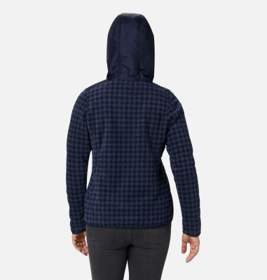 Veste Polaire Zipp&eacute;e Imprim&eacute;e Winter Pass Femme Winter Pass&trade; Print Fleece Full Zip | 010 | XS, Dark Nocturnal Small Houndstooth, back