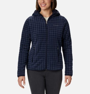 Veste Polaire Zipp&eacute;e Imprim&eacute;e Winter Pass Femme Winter Pass&trade; Print Fleece Full Zip | 010 | XS, Dark Nocturnal Small Houndstooth, front