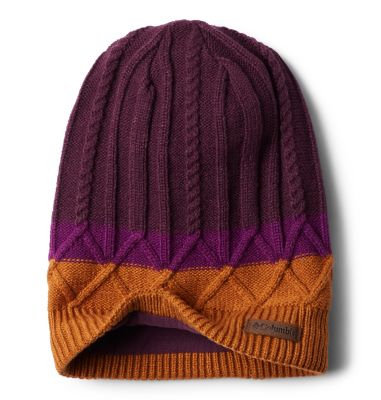 Unisex Carson Pass&trade; Beanie II Carson Pass&trade; Beanie II | 607 | O/S, Black Cherry, Caramel, Wild Iris, a1