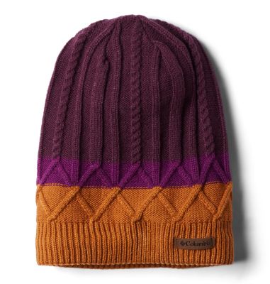 Unisex Carson Pass&trade; Beanie II Carson Pass&trade; Beanie II | 607 | O/S, Black Cherry, Caramel, Wild Iris, front