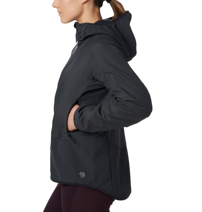 Women's Kor Strata Climb Hoody, Color: Dark Storm, image 3
