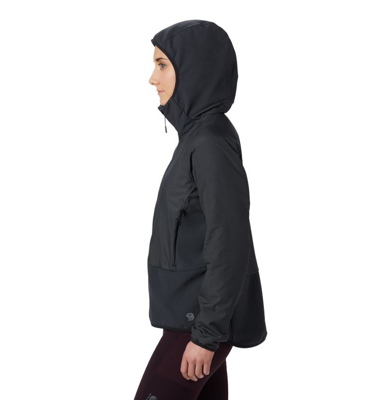 Women's Kor Strata Climb Hoody, Color: Dark Storm, image 5