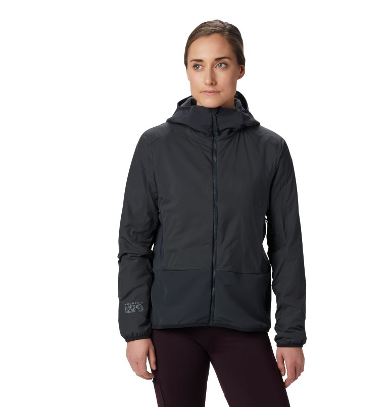 Women's Kor Strata Climb Hoody, Color: Dark Storm, image 1