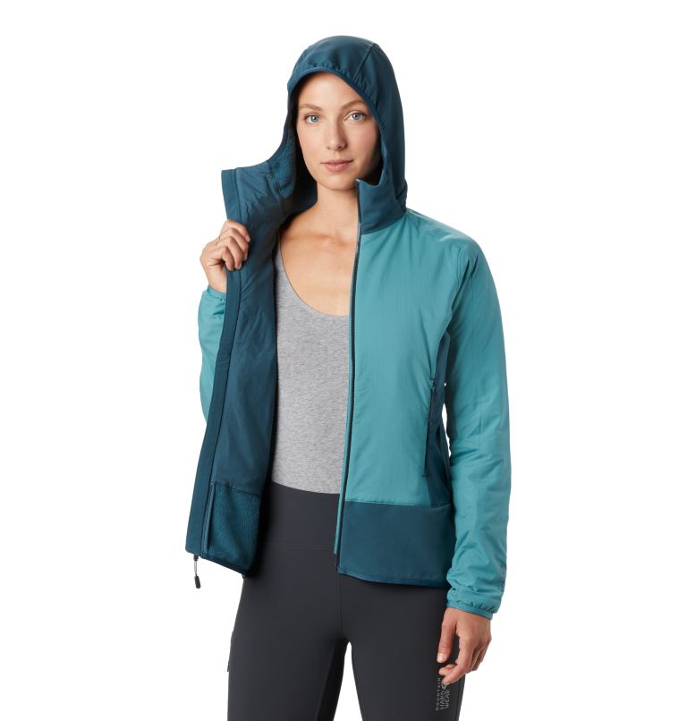 Kor Strata Climb Hoody | 447 | L, Color: Washed Turq, image 4