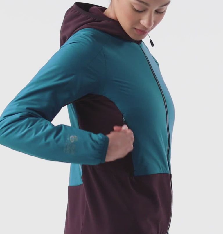 Women's Kor Strata Climb Hoody, Color: Dive