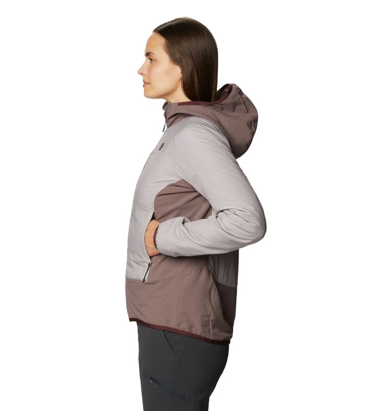 Women's Kor Strata Climb Hoody, Color: Mystic Purple, image 3