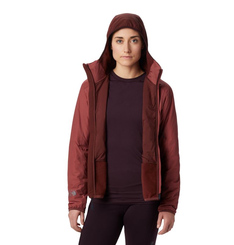 Women's Kor Strata Climb Hoody, Color: Washed Rock, image 3
