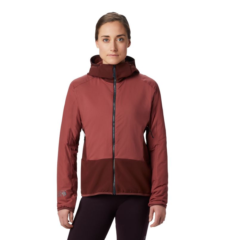 Women's Kor Strata Climb Hoody, Color: Washed Rock, image 1