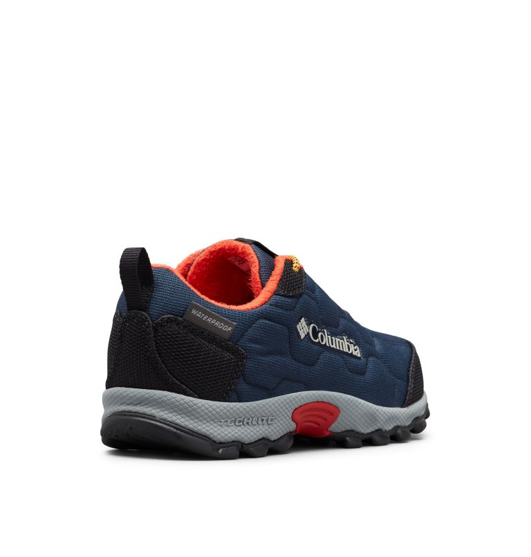 Thumbnail: Youth Firecamp Sledder 3 Waterproof Shoe, Color: Collegiate Navy, Flame, image 9
