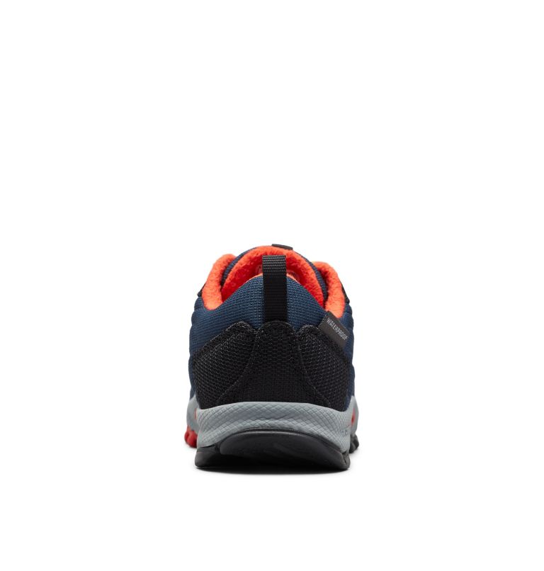 Youth Firecamp Sledder 3 Waterproof Shoe, Color: Collegiate Navy, Flame, image 8