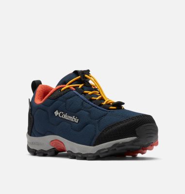 Kid's Firecamp Sledder 3 Waterproof Shoe CHILDRENS FIRECAMP&trade; SLEDDER 3 WP | 089 | 12.5, Collegiate Navy, Flame, 3/4 front