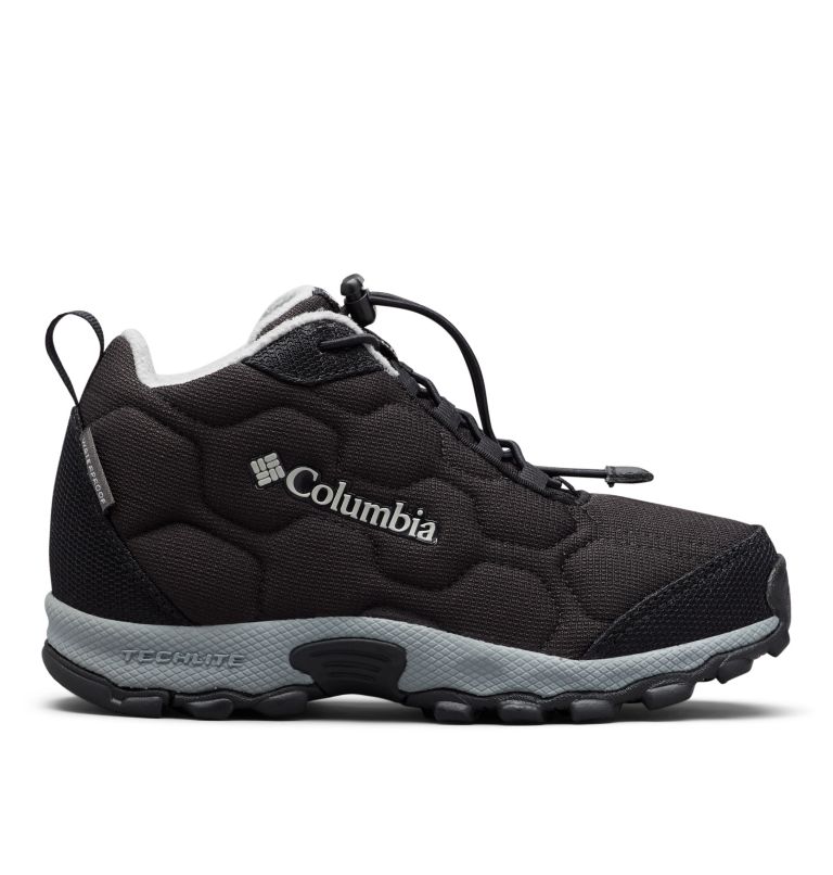 Thumbnail: Youth Firecamp Mid 2 Waterproof Shoe, Color: Black, Monument, image 1