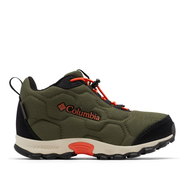 Youth Firecamp Mid 2 Waterproof Shoe, Color: Nori, Red Quartz, image 1