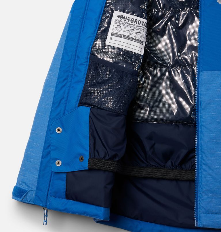 Boys' Alpine Action II Jacket, Color: Bright Indigo Heather, Bright Indigo, image 3