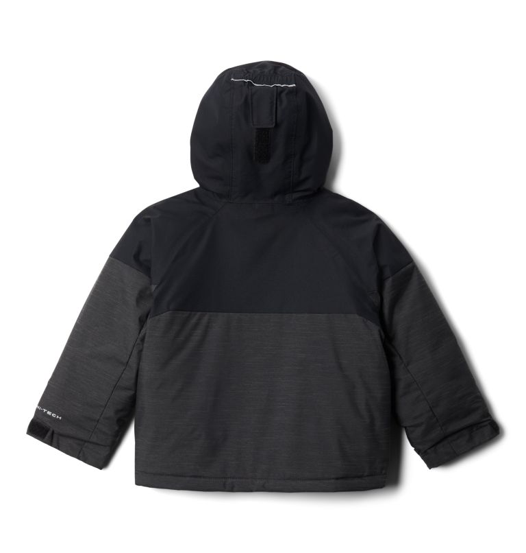Thumbnail: Boys' Toddler Alpine Action II Jacket, Color: Black Heather, Black, image 2