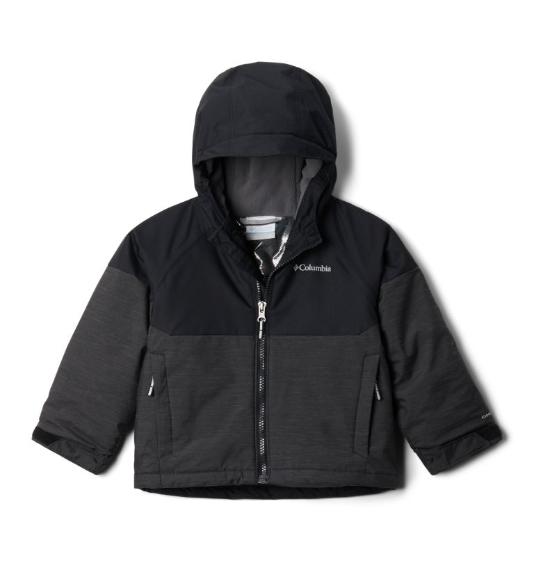 Thumbnail: Boys' Toddler Alpine Action II Jacket, Color: Black Heather, Black, image 1