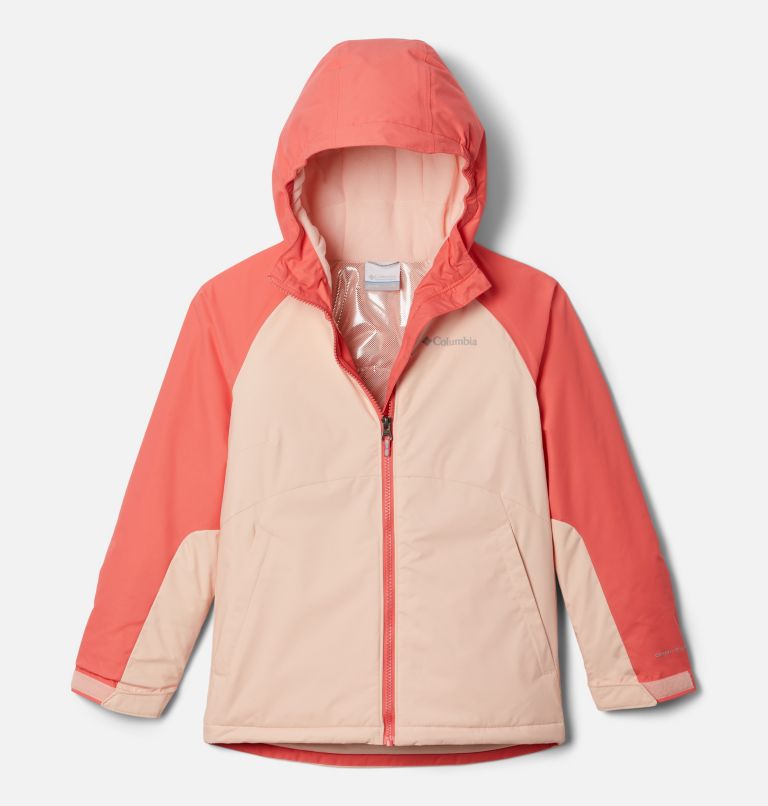 Thumbnail: Girls' Alpine Action II Jacket, Color: Peach Blossom Heather, Blush Pink, image 1