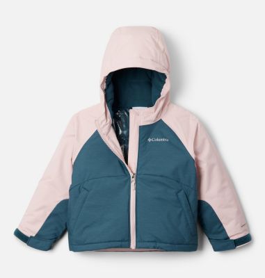 Size 7-8: Columbia Pink Fleece Lined Rain Jacket – Beanstalk Children's  Resale