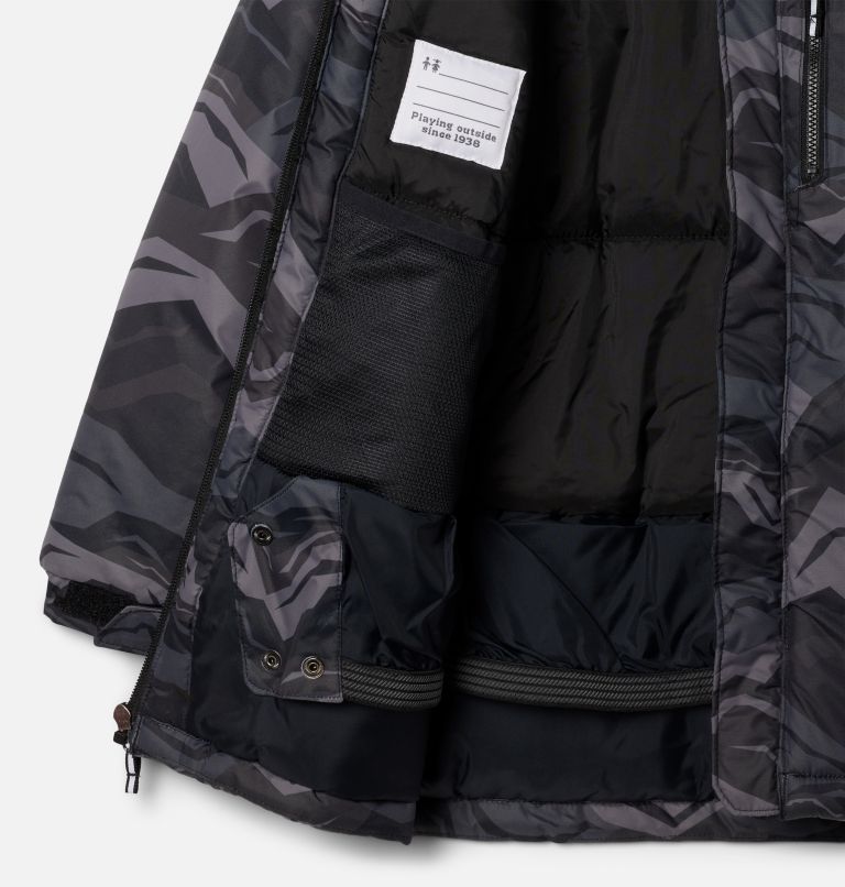 Manteau Alpine Free Fall II pour garçon, Color: Black Tectonic, image 3