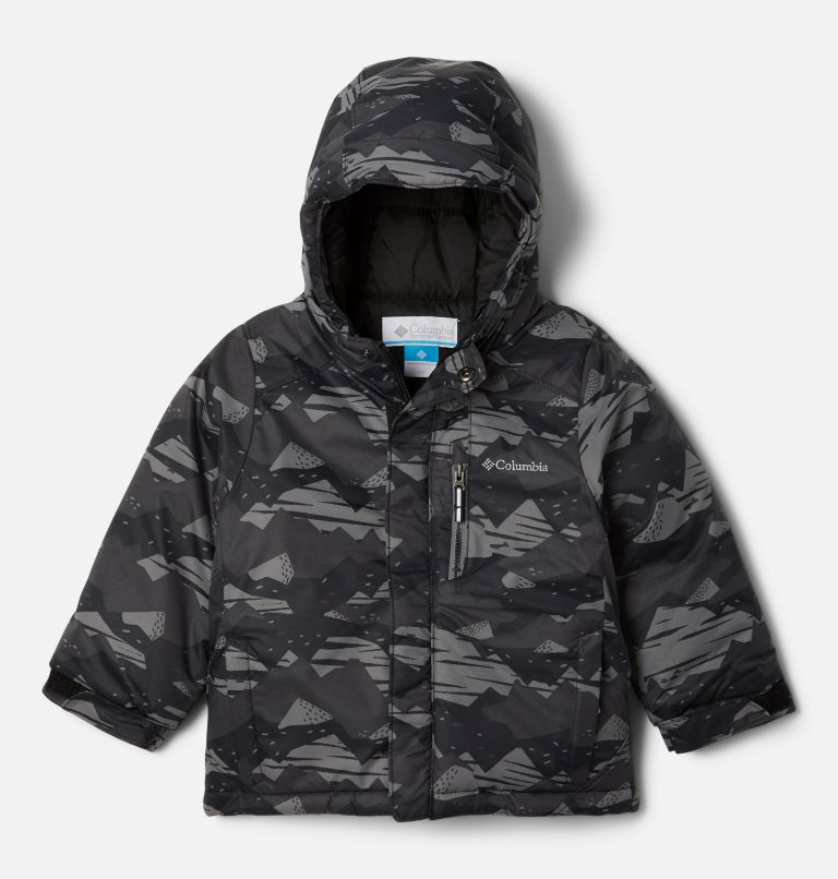 Boys' Toddler Alpine Free Fall II Jacket, Color: Black Scrapscape Tonal, image 1
