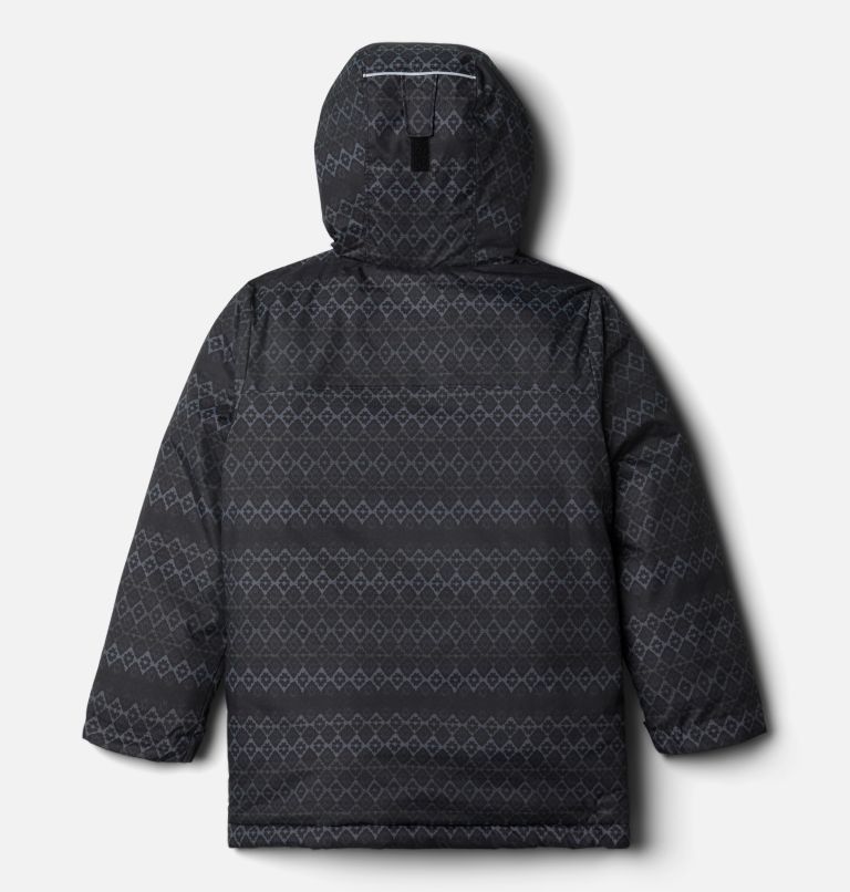 Girls' Alpine Free Fall II Jacket, Color: Black Diamond Stripe Print, image 2
