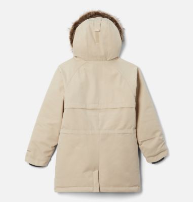 Girls' Boundary Bay Down Parka, Color: Ancient Fossil