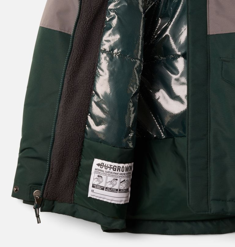 Boys' Nordic Strider Jacket, Color: Spruce, City Grey, image 3