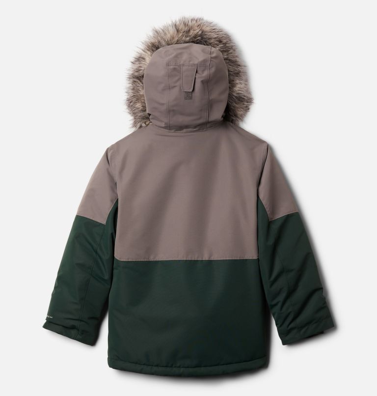 Boys' Nordic Strider Jacket, Color: Spruce, City Grey, image 2