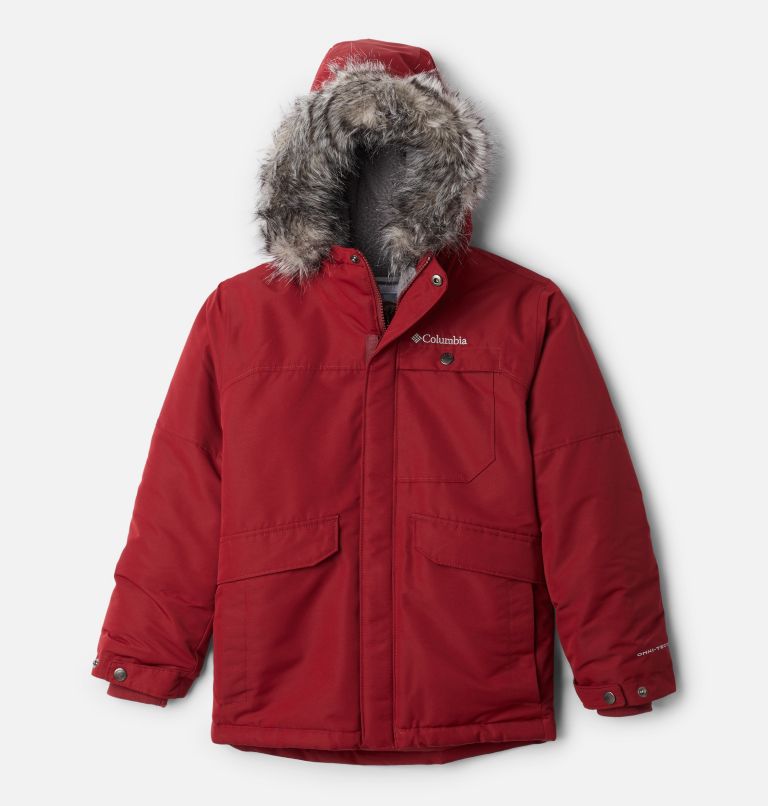 Boys' Nordic Strider Jacket, Color: Red Jasper, image 1