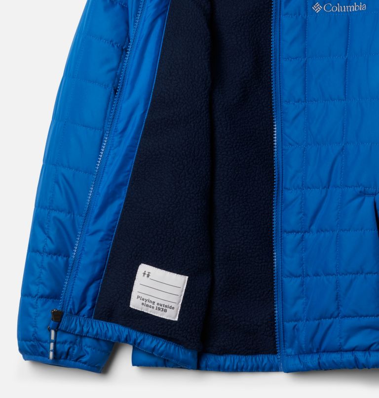 Thumbnail: Boys' Rugged Ridge Sherpa Lined Jacket, Color: Bright Indigo, image 3