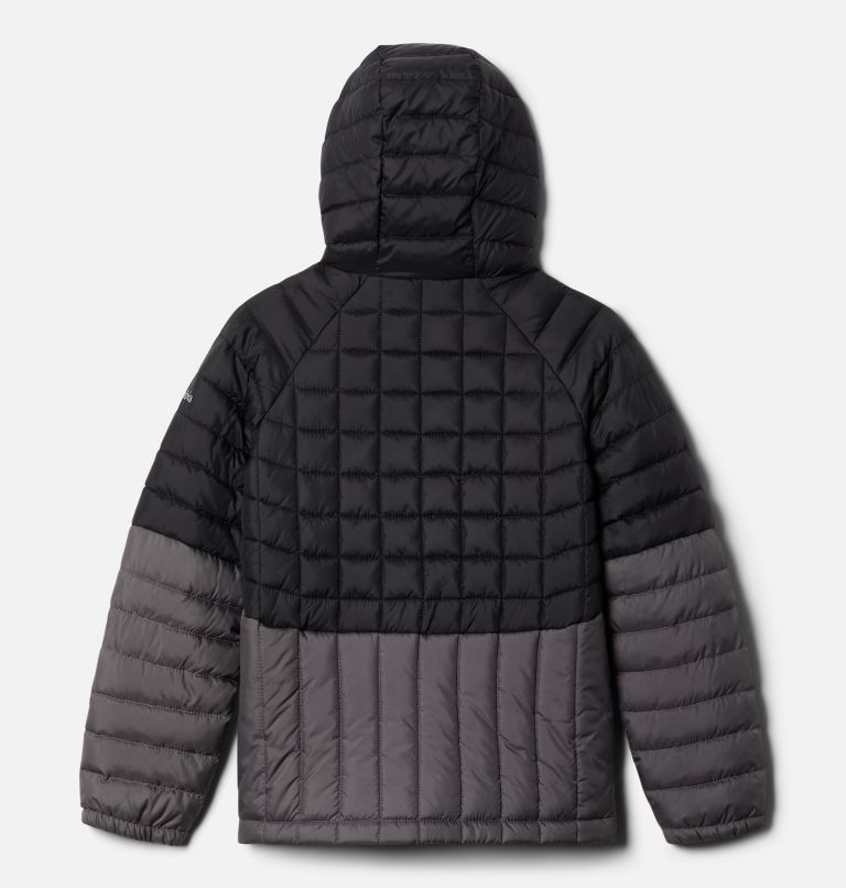 Boys' Humphrey Hills Puffer Jacket, Color: Black, City Grey, image 2