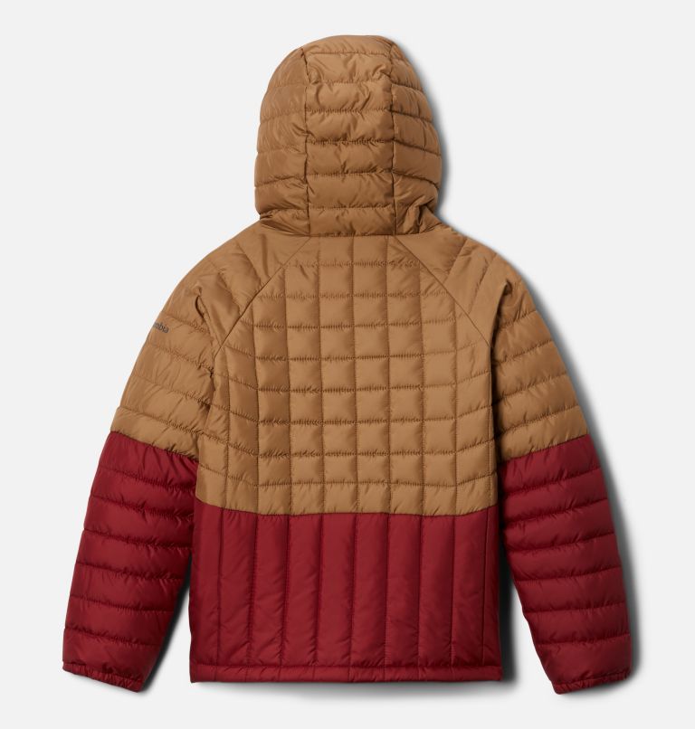 Boys red puffer jacket sale