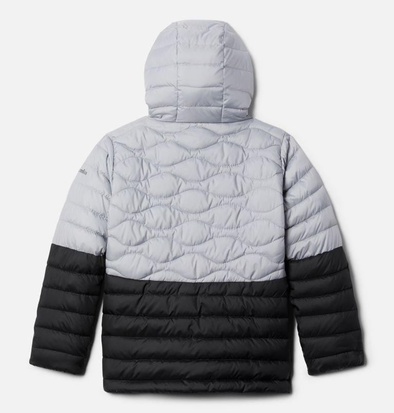 Girls' Humphrey Hills Puffer Jacket, Color: Columbia Grey, Black, image 2