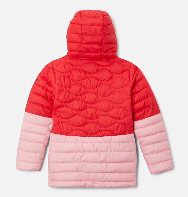 Thumbnail: Girls' Humphrey Hills Puffer Jacket, Color: Red Lily, Pink Orchid, image 2