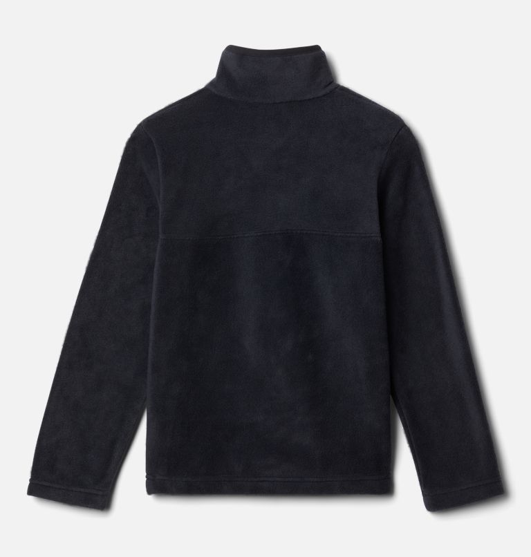 Thumbnail: Boys’ Steens Mountain Fleece Pull-over, Color: Black, image 2
