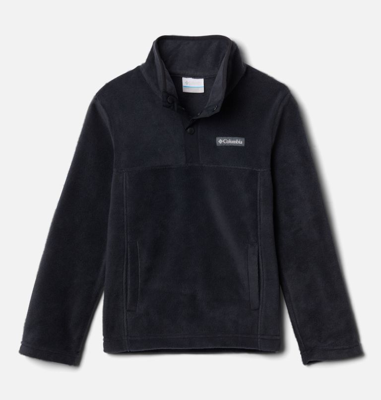 Youth Steens Mtn Fleece Pull-over, Color: Black, image 1